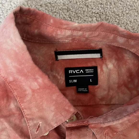 RVCA Button-Up Polo Tee - Picture 2 of 2